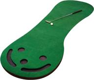 🏌️ premium indoor putting green - ultimate golf putting mat for home & office. wide 9'x3' with a smooth, realistic surface. enhance your short game & enjoy endless fun with this putting aid logo