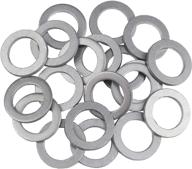 🔧 votex - 20 pack m14 aluminum oil or coolant crush washers/drain plug seal rings - made in usa logo