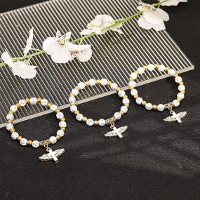img 2 attached to Bracelets Acrylic Baptism Communion Weddings