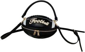 img 4 attached to 👜 Women's Football Crossbody Messenger Shoulder Handbags: Stylish Handbags & Wallets