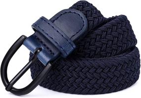 img 2 attached to Junior Braided Stretch Elastic X Small Boys' Accessories ~ Belts