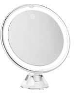 💡 enhance your beauty routine: magnifying mirror with light - 10x magnification, lightweight, and easy to install logo