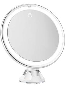 img 4 attached to 💡 Enhance Your Beauty Routine: Magnifying Mirror with Light - 10x Magnification, Lightweight, and Easy to Install