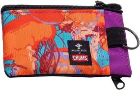 img 1 attached to 🏄 Chums Surfshorts Wallet - Sleek and Water-Resistant Minimalist Wallet with ID Window and Key Ring - Lightweight Zipper Pouch