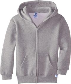 img 1 attached to Comfortable & Stylish: Russell 👕 Athletic Big Boys' Fleece Full Zip Hoodie