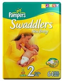 img 3 attached to 👶 Pampers Swaddlers Size 2, 64-Count Pack