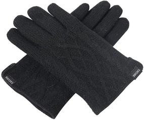 img 4 attached to 🧤 Men's Touchscreen Texting Winter Gloves - CACUSS Men's Accessories for Gloves & Mittens