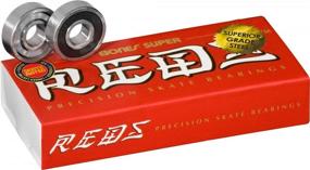 img 1 attached to 🔴 Bones Super Reds 8mm Bearings - Pack of 16