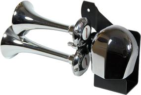 img 3 attached to Гудки Kleinn Air Horns HOGKIT-1: Мощная система прямого привода с разноцветным дизайном в серебре и черном цвете, 14 дюймов