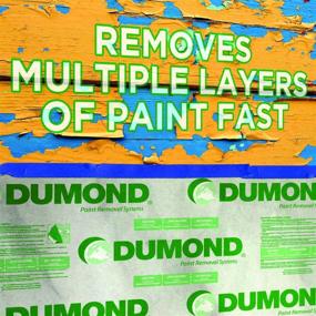 img 3 attached to Dumond Paint Remover Laminated Paper - Quickens Paint Removal, Manages Lead Paint Emissions, Effortless Disposal of Paint Residue, Non-Hazardous, Secure (Roll, 13" x 300 ft) (1324)