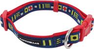 nauticollar nautical ribbon collar x small logo