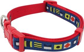 img 3 attached to Nauticollar Nautical Ribbon Collar X Small