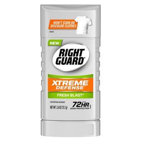 img 3 attached to Stay Fresh and Protected with Right Guard Xtreme Defense Antiperspirant Deodorant Invisible Solid Stick - Fresh Blast, 4 Count Pack of 2.6 Ounce Sticks