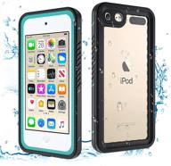 💦 waterproof ipod touch case for ipod touch 7th/6th/5th generation - besinpo full body shockproof dustproof anti-scratch case with built-in screen protector logo