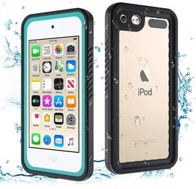 img 4 attached to 💦 Waterproof iPod Touch Case for iPod Touch 7th/6th/5th Generation - BESINPO Full Body Shockproof Dustproof Anti-Scratch Case with Built-in Screen Protector