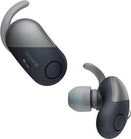 img 4 attached to 🎧 Sony WF-SP700N/B Wireless Bluetooth Noise Cancelling Sports Earbuds – International Version