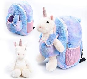 img 3 attached to 🦄 Versatile Funday Unicorn Backpack with Removable Wheels: Enhance Your Mobility in Style