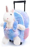 🦄 versatile funday unicorn backpack with removable wheels: enhance your mobility in style logo
