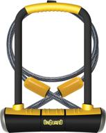 onguard double-team pitbull u-lock and cable: ultimate security in black, 4.53 x 9.06-inch logo