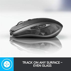 img 2 attached to 🖱️ Беспроводная мышь Logitech MX Anywhere 2S: Универсальная производительность на любой поверхности, Гипер-быстрая прокрутка, Перезаряжаемая батарея, Управление несколькими устройствами для компьютеров и ноутбуков Apple Mac и Windows (Bluetooth/USB) - Графит