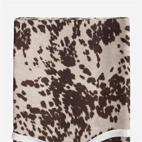 img 2 attached to 🤠 Premium Western Cowboy Changing Pad Cover in Luxurious Soft Brown Cowhide