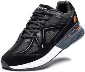 img 4 attached to Breathable Men's Athletic Shoes 🏃 for Walking, Running, and Climbing in FitVille