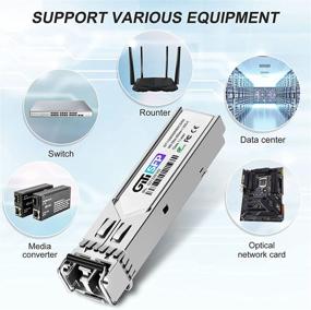 img 2 attached to 🔌 GiTi SFP 1.25G SFP 1000Base SX Transceiver Module: Upgrade Cisco, Ubiquiti, Meraki, D-Link, Netgear with 1.25G Fiber Multimodule