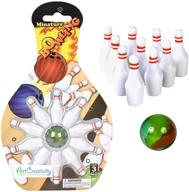 artcreativity bowling miniature tabletop fillers logo