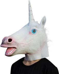img 2 attached to 🦄 Unleash Your Imagination with the CreepyParty Novelty Halloween Costume Unicorn