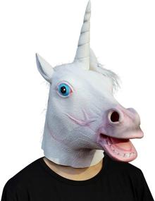 img 3 attached to 🦄 Unleash Your Imagination with the CreepyParty Novelty Halloween Costume Unicorn