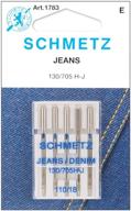 jean denim machine needles size pack logo