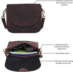 img 3 attached to 👜 Authentic Vintage Shoulder Crossbody Women's Handbags & Wallets in Shoulder Bags