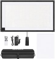 📸 neewer rollable 11.8"/30cm × 20.9"/53cm led light panel mat on fabric - 80w, 3800lux/1m, 5600k, cri 97+, 512 led light panel with handle grip, remote, diffuser cloth, bag for outdoor travel photography logo