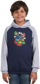 img 4 attached to 🎮 Kids' Nintendo Animal Crossing Pullover Hoodie: Premium Boys' Clothing with a Gaming Twist