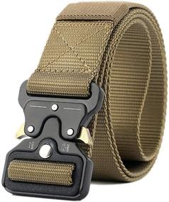 img 4 attached to 🔒 Tactical Buckle CoreLife: The Ultimate Holeless Riggers for Men's Accessories