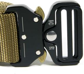 img 2 attached to 🔒 Tactical Buckle CoreLife: The Ultimate Holeless Riggers for Men's Accessories