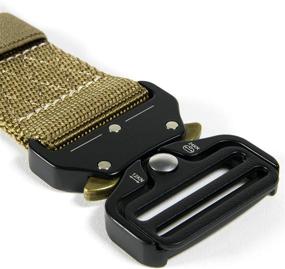 img 3 attached to 🔒 Tactical Buckle CoreLife: The Ultimate Holeless Riggers for Men's Accessories