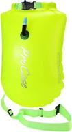 🏊 procase swim safety float tow buoy with waterproof drybag - 28l open water swim buoy for safe swim training, triathletes, kayaking, snorkeling логотип