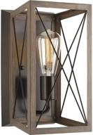 enhance your space with the progress lighting p710012-020 briarwood antique bronze wall sconce, architectural elegance in one light логотип