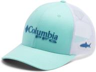 🧢 columbia pfg mesh snap back-high crown with logo логотип