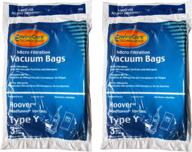 🛍️ envirocare micro filtration dust bags for hoover windtunnel upright type y - 6 pack логотип