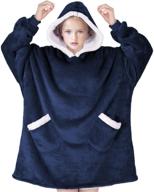 lianlam wearable hoodie，lightweight sweatshirt child，one logo