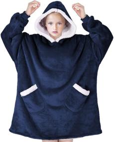 img 4 attached to LIANLAM Wearable Hoodie，Lightweight Sweatshirt Child，One