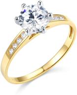 💍 twjc yellow solid wedding engagement women's jewelry: a radiant symbol of love and elegance logo