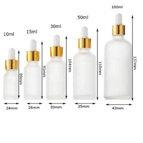 img 2 attached to Dropper Bottles Essential Cosmetic Containers Travel Accessories for Travel Bottles & Containers