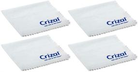 img 4 attached to 🧽 Crizal Lens Cleaning Cloth 4 Pack - Microfiber Cleaning Cloth Set with Carry Case for Crizal Anti Reflective Lenses. #1 Microfiber Cloth for Cleaning Crizal and All Anti Reflective Lenses