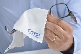 img 1 attached to 🧽 Crizal Lens Cleaning Cloth 4 Pack - Microfiber Cleaning Cloth Set with Carry Case for Crizal Anti Reflective Lenses. #1 Microfiber Cloth for Cleaning Crizal and All Anti Reflective Lenses