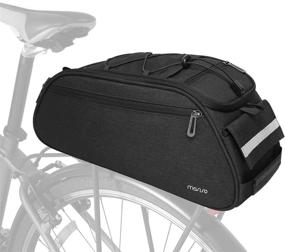 img 3 attached to 🚲 MOSISO Waterproof Bike Rack Bag: Convenient Bicycle Trunk Pannier for Rear Seat Storage & Carrier