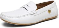 bruno bush 02 driving loafers: premium men's moccasins for comfortable slip-on style logo