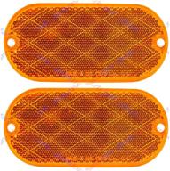 truck parts reflectors amber adhesive logo
